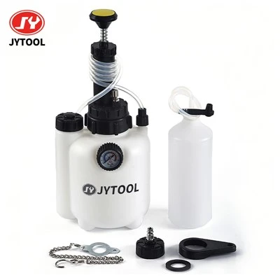 3L Manual Brake Fluid Bleeder Kit with 4 Adapters